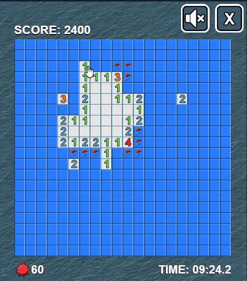 minesweeper game over
