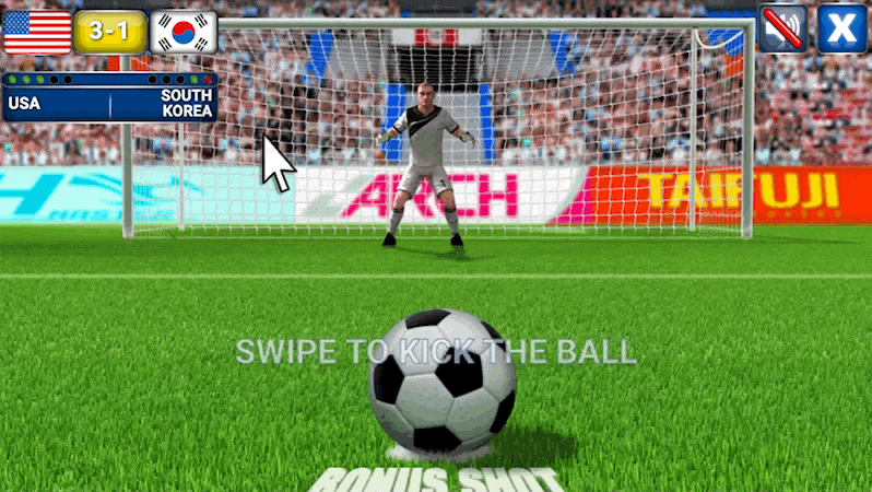 Jogo Penalty Kicks no Jogos 360