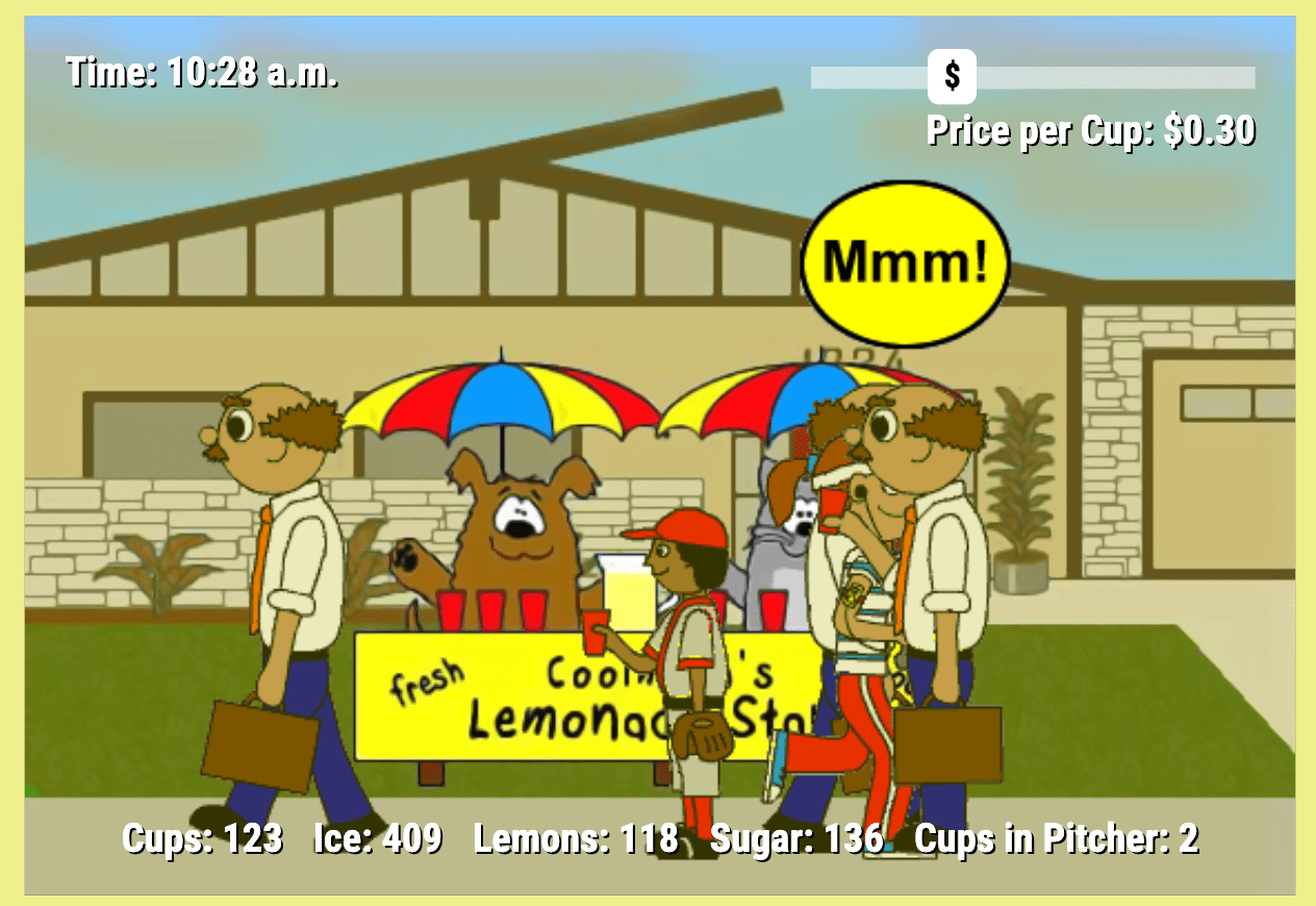 lemonade stand games cool math