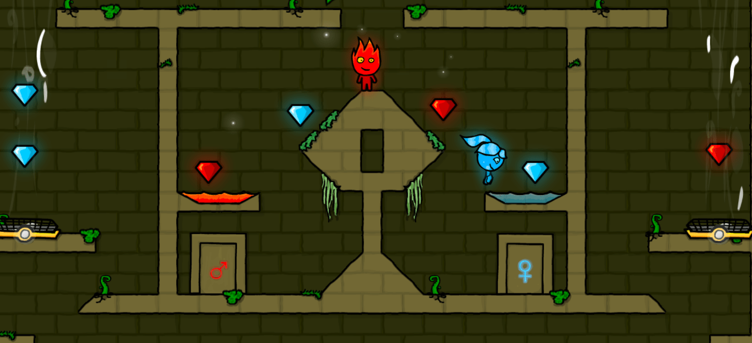 Fireboy And Watergirl In The Light Temple - Fireboy And Watergirl Games