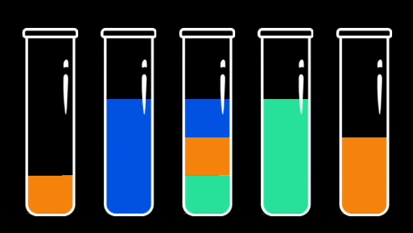 Jogo de classificação de cores Lipuzz Water Sort Jogabilidade