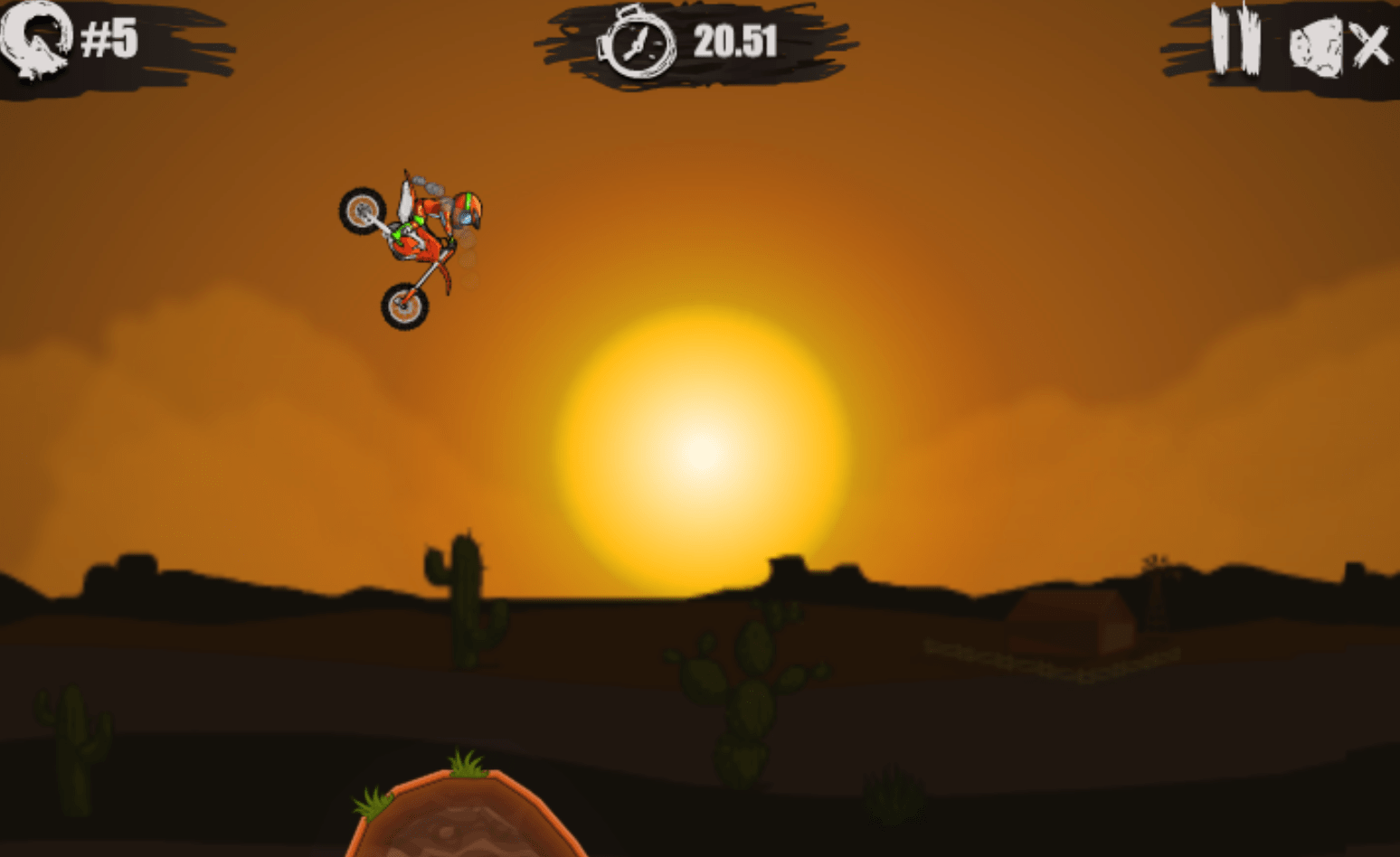 Moto X3M レーストラック ゲーム