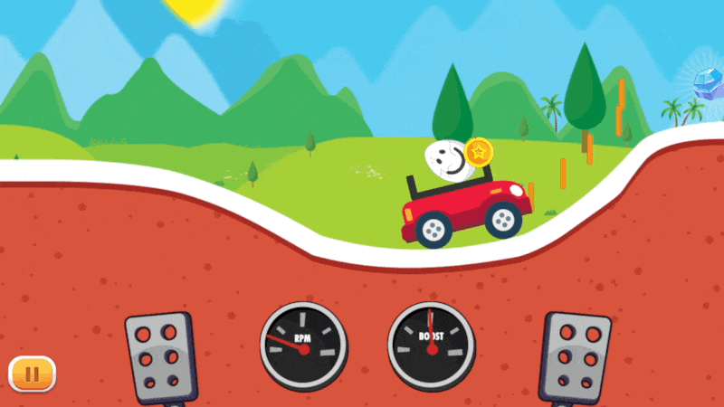 Wie man das Eggy Car Blog-Gameplay spielt