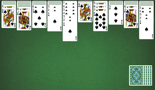 spider solitaire card game online