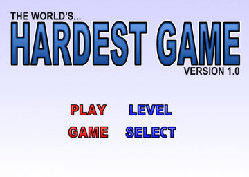 The World's Hardest Game - Walkthrough Level 1 